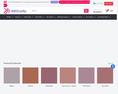 website thubmnail of BBCrafts
