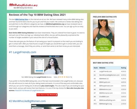 website thubmnail of BWDatingSites.org