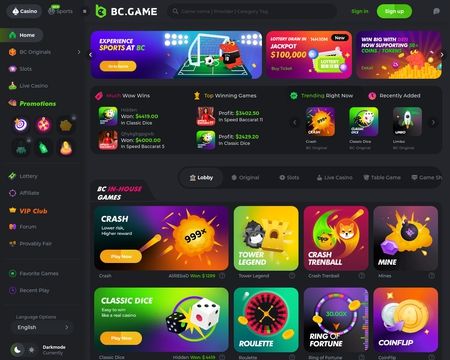 website thubmnail of BC Game