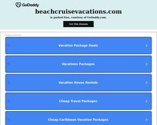 Beach Cruise Vacations