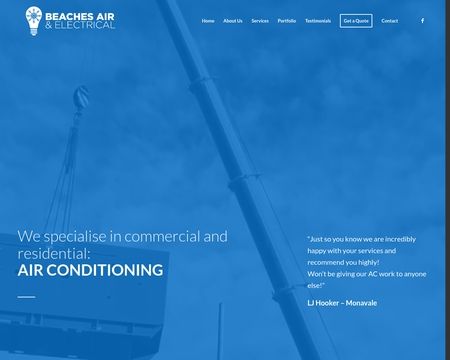 website thubmnail of Beachesairelectrical