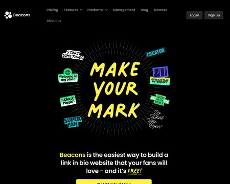 website thubmnail of Beacons.ai