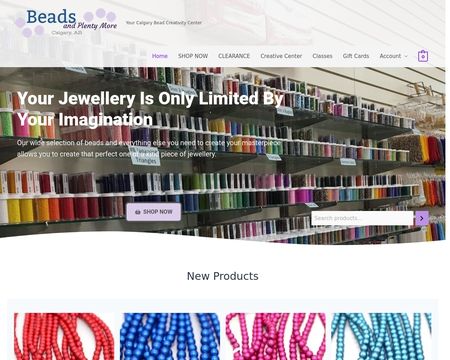 website thubmnail of BeadsAndPlentyMore