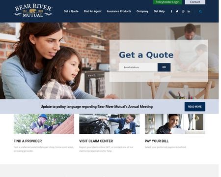 website thubmnail of Bear River Mutual