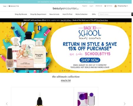 website thubmnail of Beauty Encounter