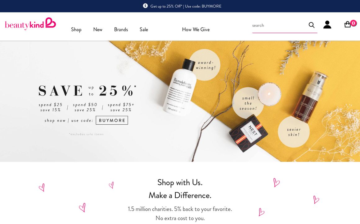 website thubmnail of BeautyKind.us