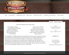 Thumbnail of Beavertonautoupholstery.com