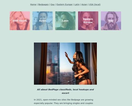website thubmnail of Bedpage.dating