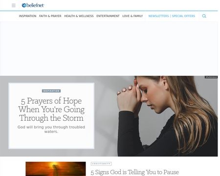 website thubmnail of BeliefNet