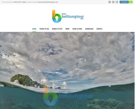 website thubmnail of Belitungtour.net