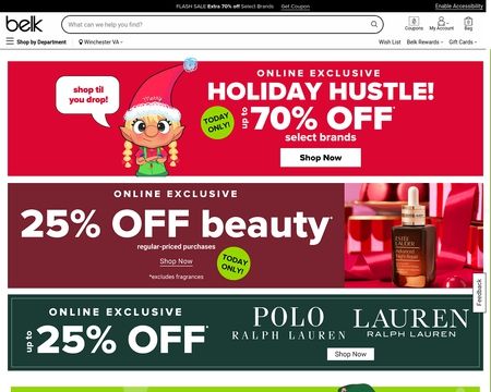 website thubmnail of Belks