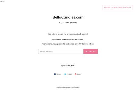 website thubmnail of BellaCandles