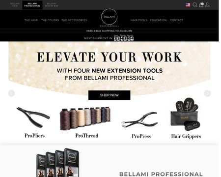 website thubmnail of Bellami Professional