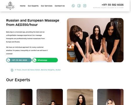website thubmnail of Bellaspa.ae