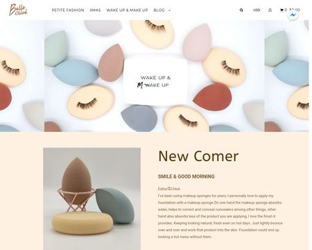 website thubmnail of Belle Chloe