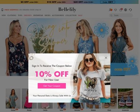 website thubmnail of Bellelily