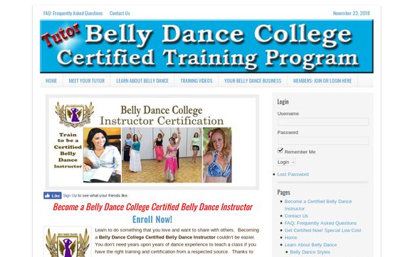 Thumbnail of Certified Belly Dance Training