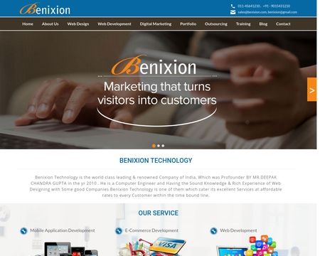 website thubmnail of Benixion