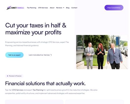 website thubmnail of Bennettfinancials