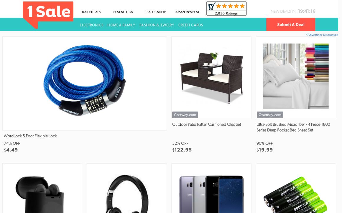 website thubmnail of Ben's Outlet