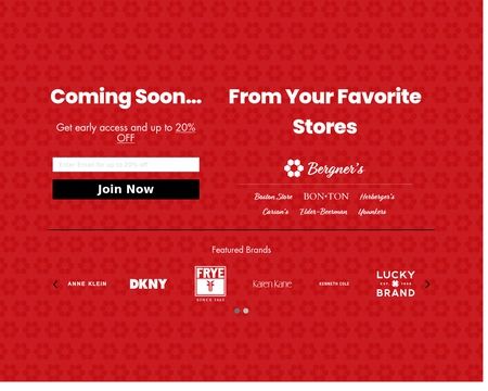 website thubmnail of Bergner's