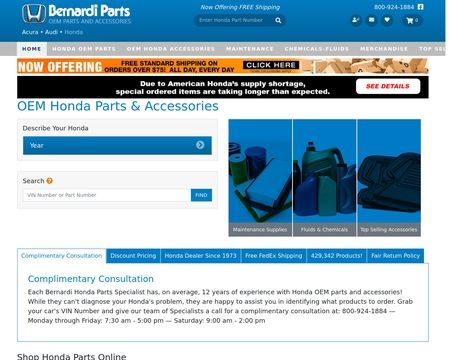 website thubmnail of BernardiParts