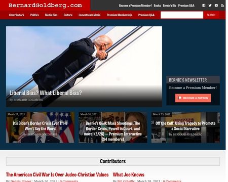 website thubmnail of Berniegoldberg