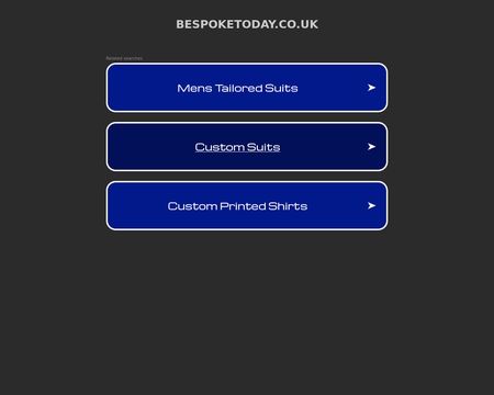 website thubmnail of Bespoketoday.co.uk