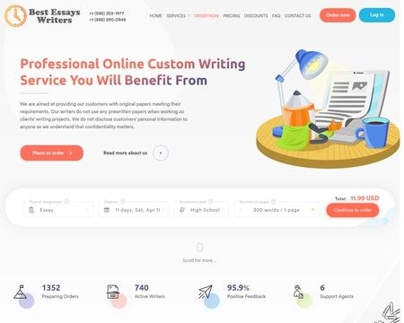 website thubmnail of Best-essays-Writers.com