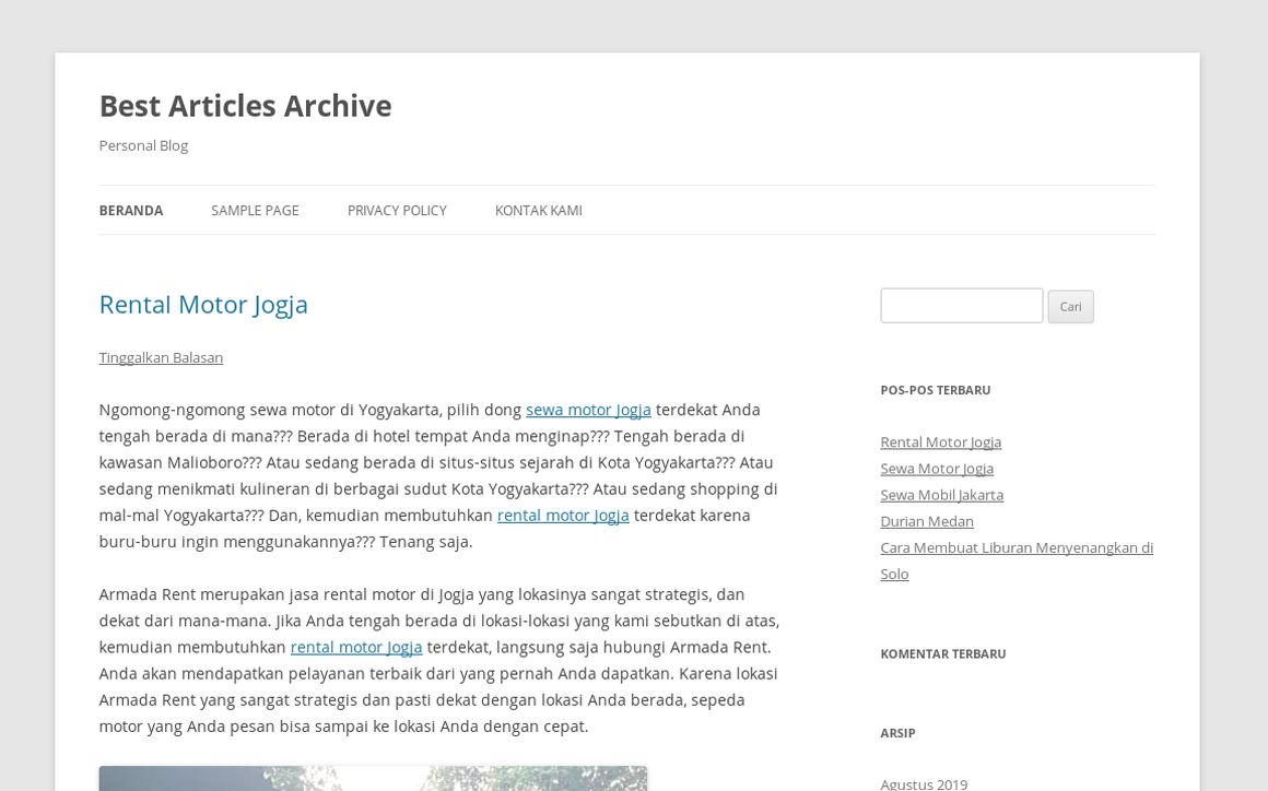 website thubmnail of Bestarticlesarchive