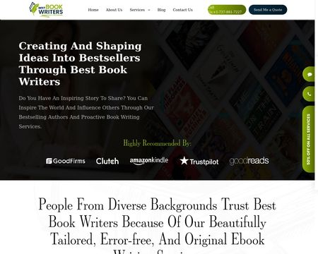 website thubmnail of Bestbookwriters