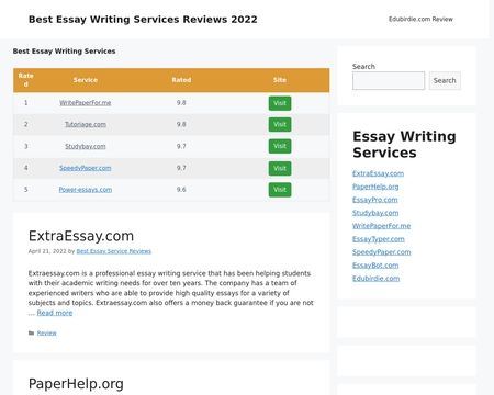 website thubmnail of Bestessayservicereview