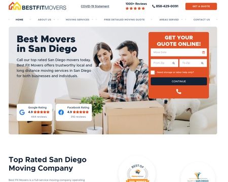 website thubmnail of Bestfitmovers