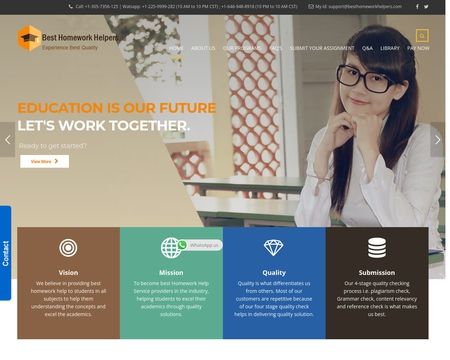 website thubmnail of Best Homework Helpers