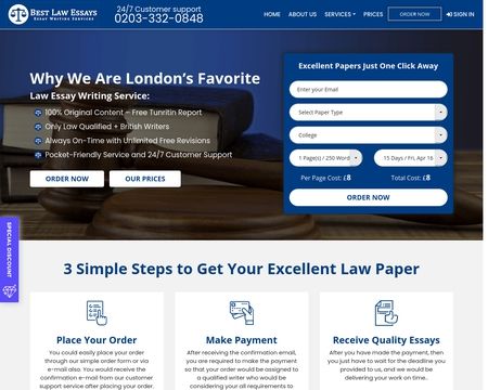 website thubmnail of Best Law Essay