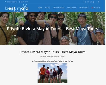 website thubmnail of Best Maya Tours
