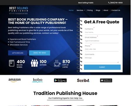 website thubmnail of Bestsellingpublisher