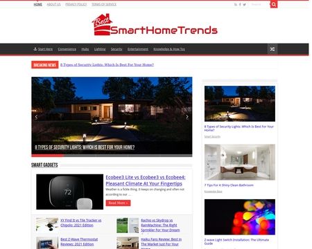 website thubmnail of Best Smart Home Trends