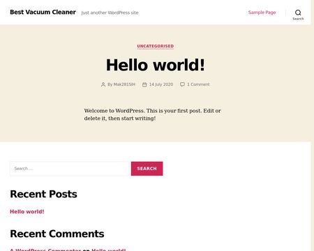 website thubmnail of BestVacuumCleaner