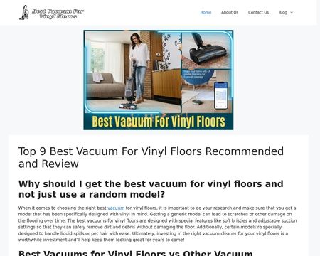 Best Vacuum For Vinyl Floors