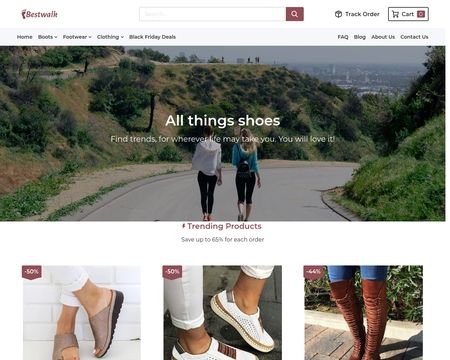 website thubmnail of Bestwalkshoes
