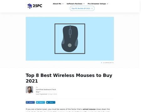 website thubmnail of Bestwirelessmouses
