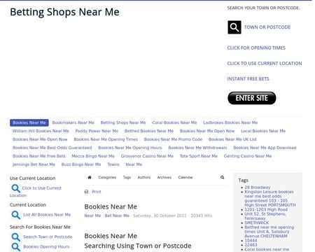 website thubmnail of Betnearme.co.uk