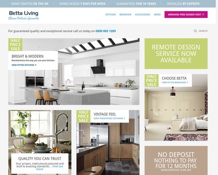 website thubmnail of Betta Living