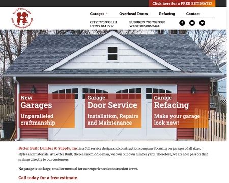 website thubmnail of Better Built Garages