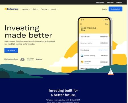 website thubmnail of Betterment