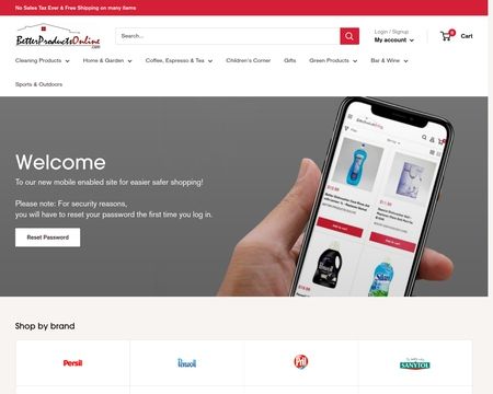 website thubmnail of BetterProductsOnline