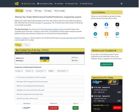 website thubmnail of WTTF Predictions UG