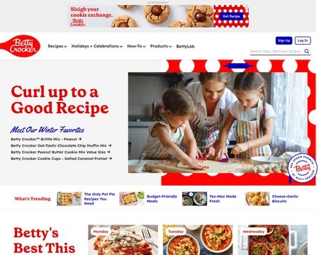 website thubmnail of Betty Crocker