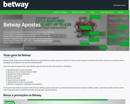 website thubmnail of Betway-brazil
